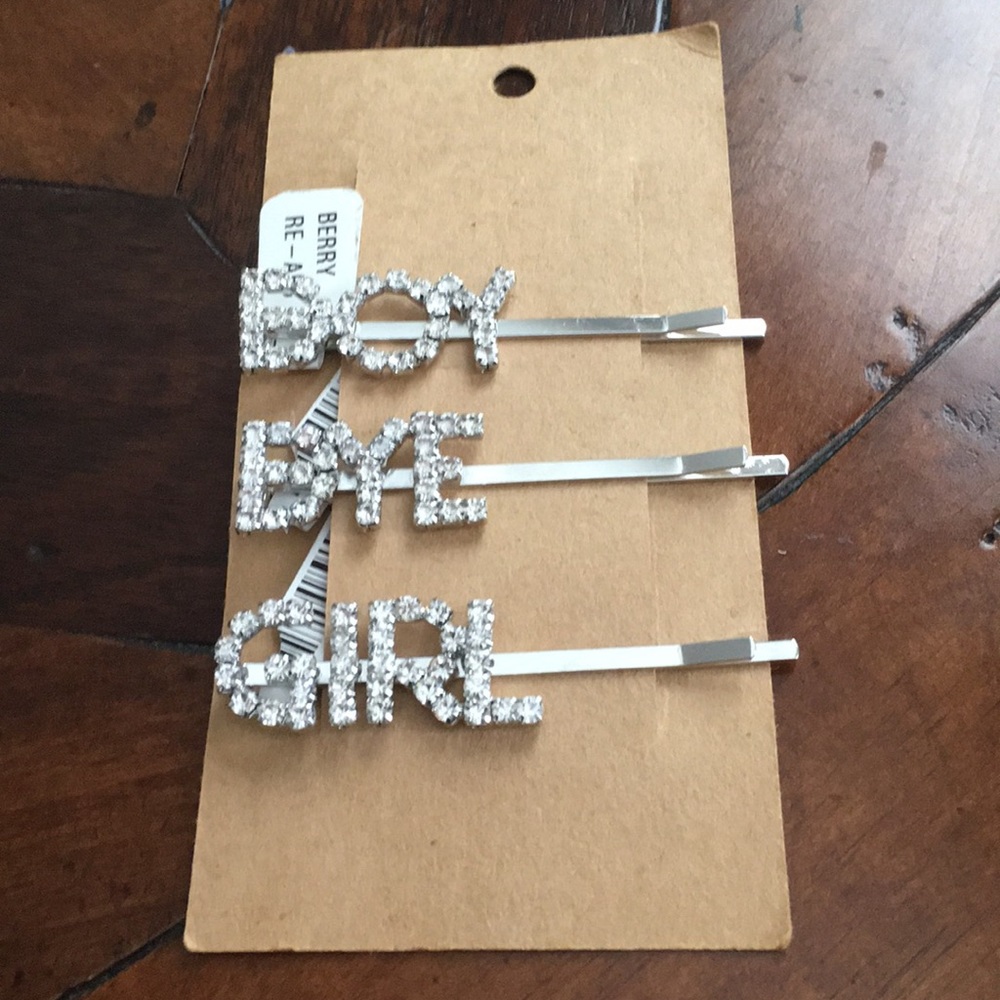 Anthropologie‎ rhinestone bobbies. NWT